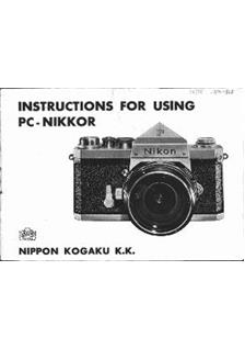 Nikon 35/3.5 manual. Camera Instructions.